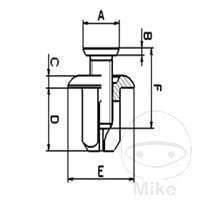 SCREW RIVETS TOURMAX 10 PCS NextPart.dk Reservedele Motorcykler touring Sport Racing Atv Oliefilter Luftfilter Bremseklodser Bremseskive Tændrør Kædekit Dæk SCREW RIVETS TOURMAX 10 PCS