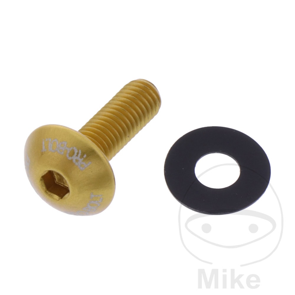 DOME HEAD BOLT JMP BOLT M5X0.8MM 16MM ALUMINIUM GOLD NextPart.dk Reservedele Motorcykler touring Sport Racing Atv Oliefilter Luftfilter Bremseklodser Bremseskive Tændrør Kædekit Dæk DOME HEAD BOLT JMP BOLT M5X0.8MM 16MM ALUMINIUM GOLD