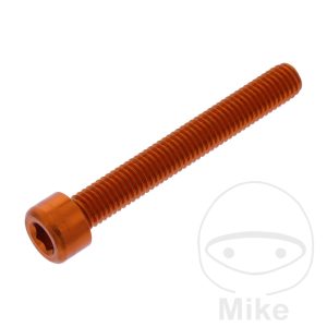 HEX SOCKET CAP SCREW  JMP BOLT M8X1.25MM 60MM ALU ORANGE