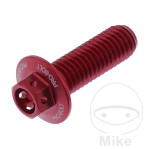 HEX BOLT JMP BOLT M8X1.25MM 25MM ALU RACING RED