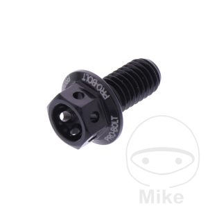 HEX BOLT JMP BOLT M6X1MM 12MM ALU RACING BLACK