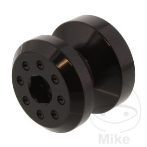 SWINGARM BOBBINS SINGLE JMP BOLT M8 ALUMINIUM BLACK