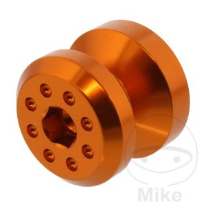 SWINGARM BOBBINS SINGLE JMP BOLT M8 ALU ORANGE