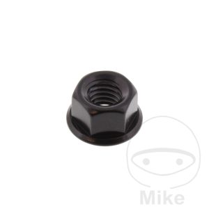 COLLAR NUT M8X1.25MM ALUMINIUM BLACK NextPart.dk Reservedele Motorcykler touring Sport Racing Atv Oliefilter Luftfilter Bremseklodser Bremseskive Tændrør Kædekit Dæk COLLAR NUT M8X1.25MM ALUMINIUM BLACK