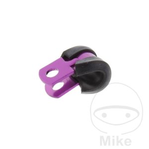 BRAKE HOSE BRACKET JMP BOLT 5MM ALUMINIUM PURPLE