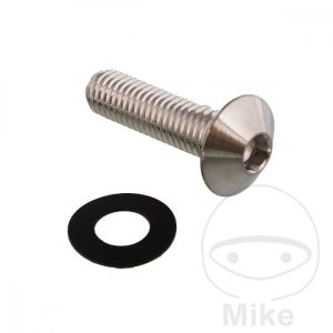 DOME HEAD BOLT JMP BOLT M8X1.25MM 30MM STAINLESS STEEL A4 NextPart.dk Reservedele Motorcykler touring Sport Racing Atv Oliefilter Luftfilter Bremseklodser Bremseskive Tændrør Kædekit Dæk DOME HEAD BOLT JMP BOLT M8X1.25MM 30MM STAINLESS STEEL A4