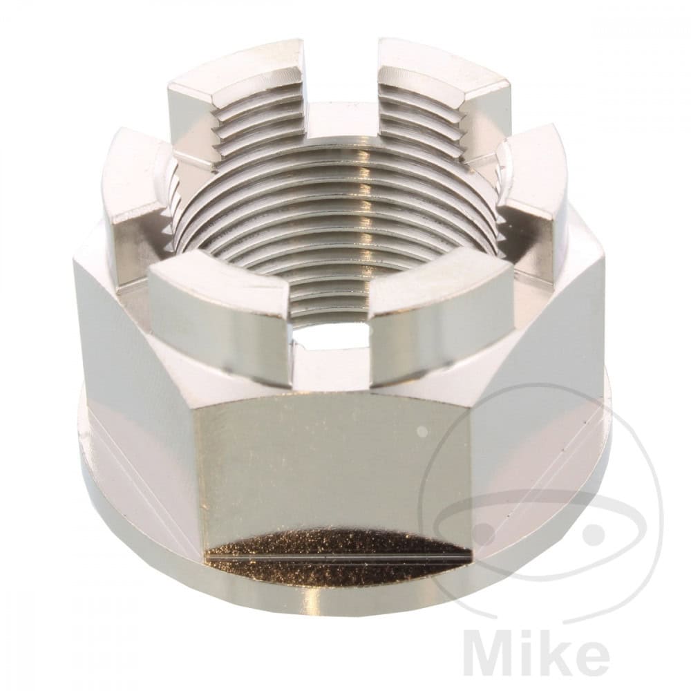 M24x1.5mm - Retaining Four Slot Slotted Round Nuts-304 Stainless Steel 2Pcs - View #2