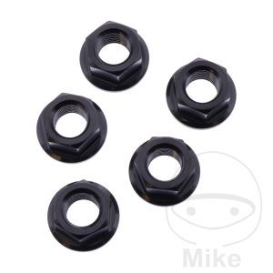 NUT REAR SPROCKET KIT JMP BOLT M10X1.25MM STAINLESS STEEL A4 BLACK