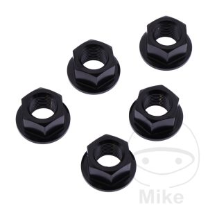 NUT REAR SPROCKET KIT JMP BOLT M10X1MM STAINLESS STEEL A4 BLACK