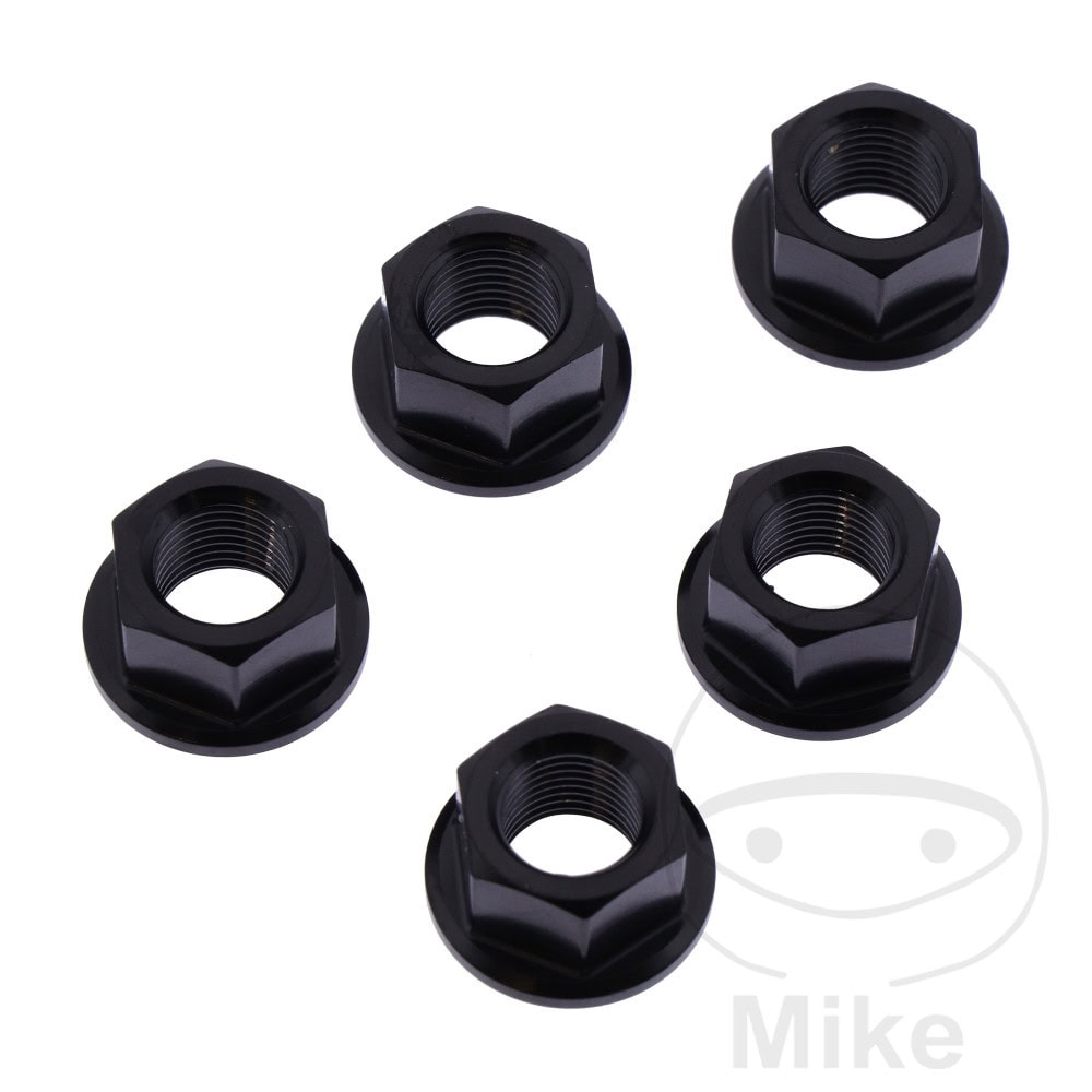 NUT REAR SPROCKET KIT JMP BOLT M10X1MM STAINLESS STEEL A4 BLACK NextPart.dk Reservedele Motorcykler touring Sport Racing Atv Oliefilter Luftfilter Bremseklodser Bremseskive Tændrør Kædekit Dæk NUT REAR SPROCKET KIT JMP BOLT M10X1MM STAINLESS STEEL A4 BLACK