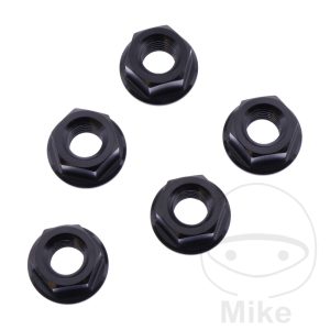 NUT REAR SPROCKET KIT JMP BOLT M8X1.25MM STAINLESS STEEL A4 BLACK NextPart.dk Reservedele Motorcykler touring Sport Racing Atv Oliefilter Luftfilter Bremseklodser Bremseskive Tændrør Kædekit Dæk NUT REAR SPROCKET KIT JMP BOLT M8X1.25MM STAINLESS STEEL A4 BLACK