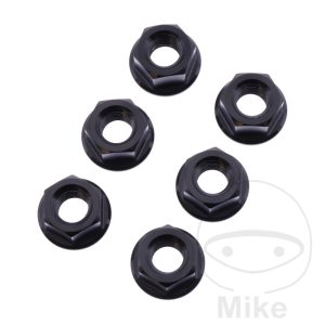 NUT REAR SPROCKET KIT JMP BOLT M8X1.25MM STAINLESS STEEL A4 BLACK