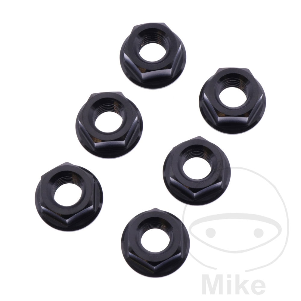 NUT REAR SPROCKET KIT JMP BOLT M8X1.25MM STAINLESS STEEL A4 BLACK NextPart.dk Reservedele Motorcykler touring Sport Racing Atv Oliefilter Luftfilter Bremseklodser Bremseskive Tændrør Kædekit Dæk NUT REAR SPROCKET KIT JMP BOLT M8X1.25MM STAINLESS STEEL A4 BLACK