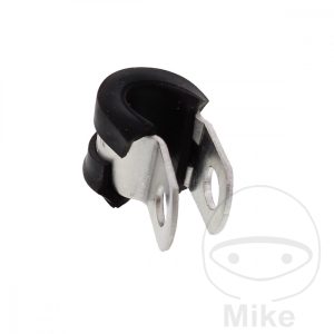 BRAKE HOSE BRACKET JMP BOLT 6MM ALUMINIUM SILVER