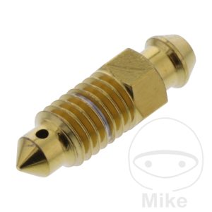 BLEED NIPPLE M8X1.25MM STAINLESS STEEL A4 GOLD