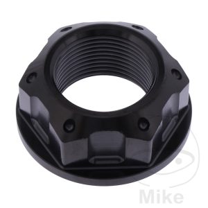 AXLE NUT M25X1.5MM STAINLESS STEEL A4 BLACK NextPart.dk Reservedele Motorcykler touring Sport Racing Atv Oliefilter Luftfilter Bremseklodser Bremseskive Tændrør Kædekit Dæk AXLE NUT M25X1.5MM STAINLESS STEEL A4 BLACK