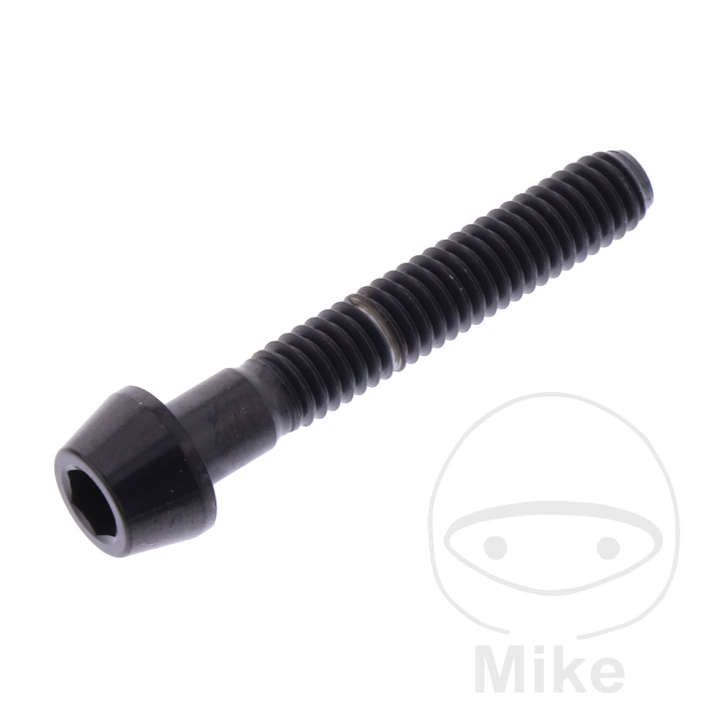 CONE HEAD BOLT M4X0.7MM 25MM TITAN BLACK NextPart.dk Reservedele Motorcykler touring Sport Racing Atv Oliefilter Luftfilter Bremseklodser Bremseskive Tændrør Kædekit Dæk CONE HEAD BOLT M4X0.7MM 25MM TITAN BLACK