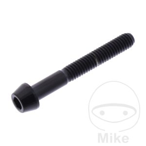 CONE HEAD BOLT M4X0.7MM 30MM TITAN BLACK