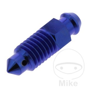 BLEED NIPPLE M8X1.25MM TITAN BLUE
