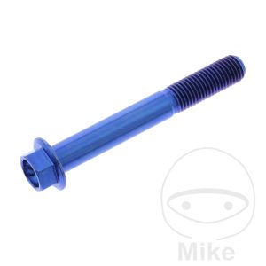 HEX BOLT JMP BOLT M8X1.25MM 60MM TITAN BLUE