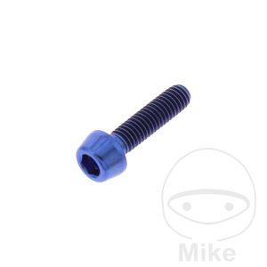 CONE HEAD BOLT M3X0.5MM 12MM TITAN BLUE