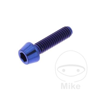 CONE HEAD BOLT M4X0.7MM 15MM TITAN BLUE NextPart.dk Reservedele Motorcykler touring Sport Racing Atv Oliefilter Luftfilter Bremseklodser Bremseskive Tændrør Kædekit Dæk CONE HEAD BOLT M4X0.7MM 15MM TITAN BLUE