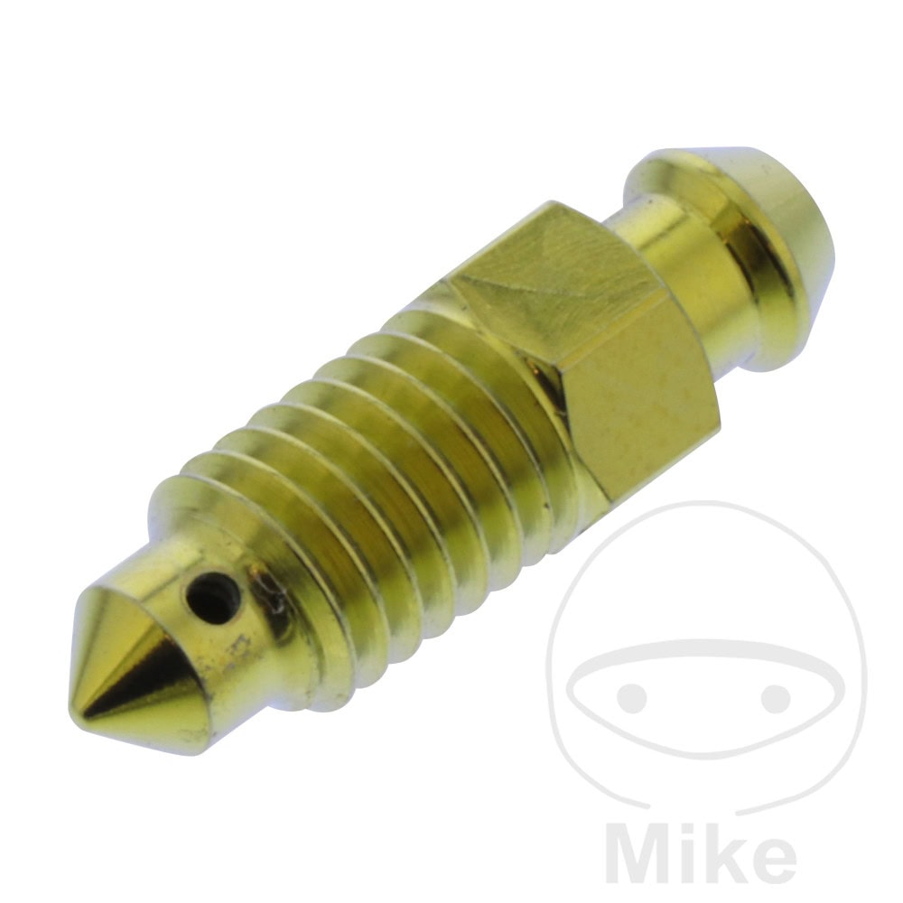BLEED NIPPLE M8X1.25MM TITAN GOLD NextPart.dk Reservedele Motorcykler touring Sport Racing Atv Oliefilter Luftfilter Bremseklodser Bremseskive Tændrør Kædekit Dæk BLEED NIPPLE M8X1.25MM TITAN GOLD