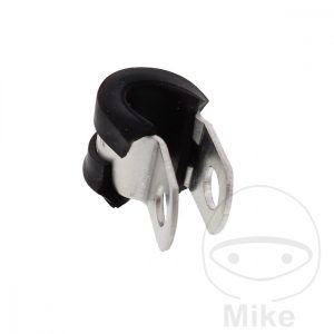 BRAKE HOSE BRACKET JMP BOLT 5MM ALUMINIUM SILVER