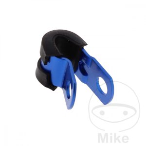 BRAKE HOSE BRACKET JMP BOLT 6MM ALUMINIUM BLUE