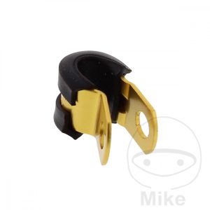 BRAKE HOSE BRACKET JMP BOLT 6MM ALUMINIUM GOLD