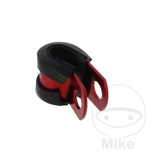 BRAKE HOSE BRACKET JMP BOLT 6MM ALUMINIUM RED