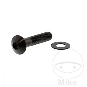 JMP DOME HEAD BOLT M8X1.25 40MM A4 STAINLESS BLACK NextPart.dk Reservedele Motorcykler touring Sport Racing Atv Oliefilter Luftfilter Bremseklodser Bremseskive Tændrør Kædekit Dæk JMP DOME HEAD BOLT M8X1.25 40MM A4 STAINLESS BLACK