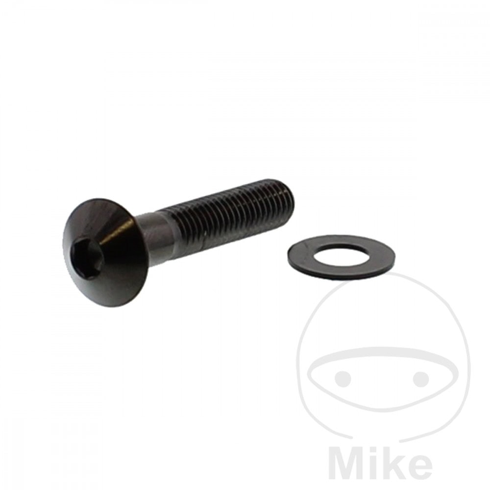 JMP DOME HEAD BOLT M8X1.25 40MM A4 STAINLESS BLACK NextPart.dk Reservedele Motorcykler touring Sport Racing Atv Oliefilter Luftfilter Bremseklodser Bremseskive Tændrør Kædekit Dæk JMP DOME HEAD BOLT M8X1.25 40MM A4 STAINLESS BLACK