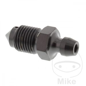 BLEED NIPPLE M10X1MM STAINLESS STEEL A4 BLACK