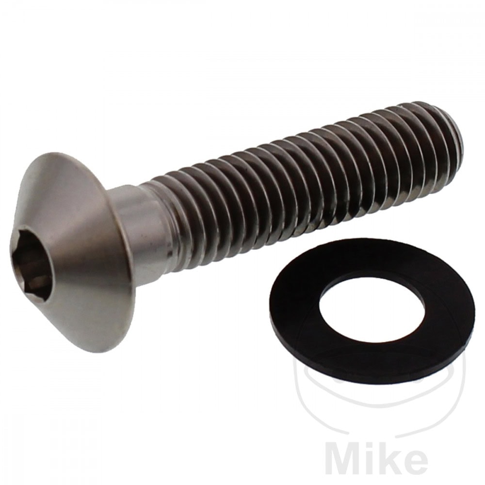 JMP DOME HEAD BOLT M8X1.25 35MM TITANIUM NextPart.dk Reservedele Motorcykler touring Sport Racing Atv Oliefilter Luftfilter Bremseklodser Bremseskive Tændrør Kædekit Dæk JMP DOME HEAD BOLT M8X1.25 35MM TITANIUM
