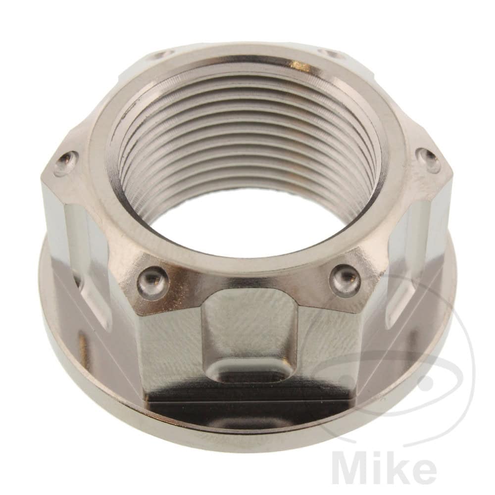 AXLE NUT M24X1.5MM TITAN NextPart.dk Reservedele Motorcykler touring Sport Racing Atv Oliefilter Luftfilter Bremseklodser Bremseskive Tændrør Kædekit Dæk AXLE NUT M24X1.5MM TITAN