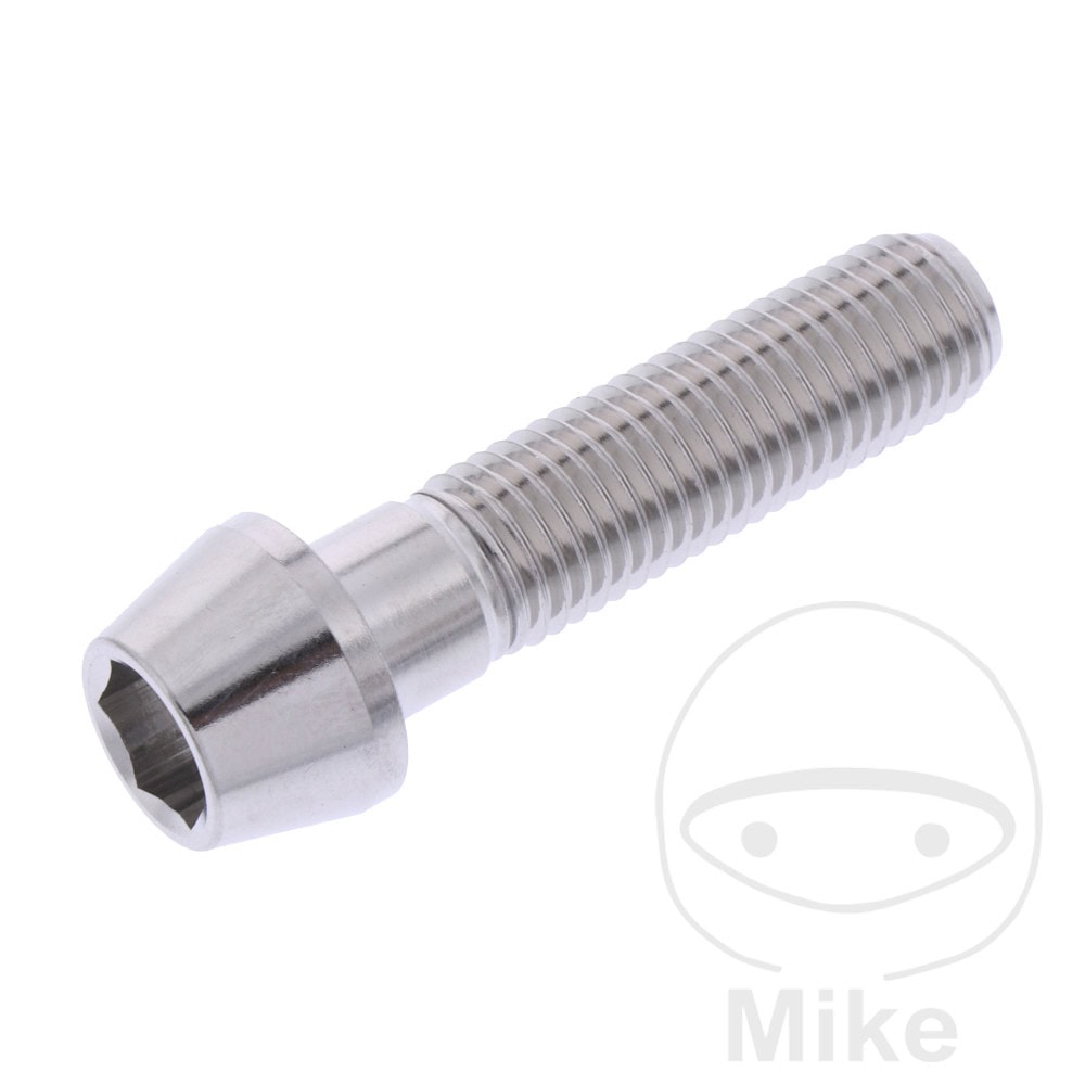 CONE HEAD BOLT M10X1.25MM 40MM STAINLESS STEEL A4 NextPart.dk Reservedele Motorcykler touring Sport Racing Atv Oliefilter Luftfilter Bremseklodser Bremseskive Tændrør Kædekit Dæk CONE HEAD BOLT M10X1.25MM 40MM STAINLESS STEEL A4