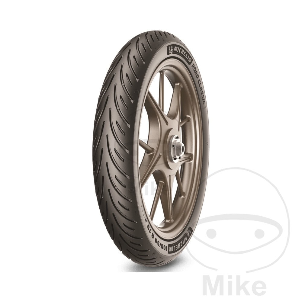 90/90B18 51H TL front TYRE MICHELIN ROAD CLASSIC NextPart.dk Reservedele Motorcykler touring Sport Racing Atv Oliefilter Luftfilter Bremseklodser Bremseskive Tændrør Kædekit Dæk 90/90B18 51H TL front TYRE MICHELIN ROAD CLASSIC