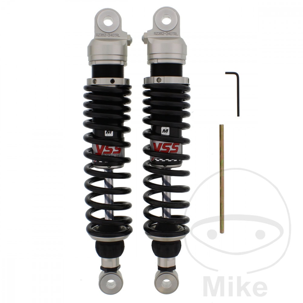 YSS SHOCK ABSORBER ADJUSTABLE TWIN REAR SHOCKS NextPart.dk Reservedele Motorcykler touring Sport Racing Atv Oliefilter Luftfilter Bremseklodser Bremseskive Tændrør Kædekit Dæk YSS SHOCK ABSORBER ADJUSTABLE TWIN REAR SHOCKS