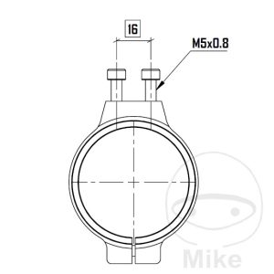FRAME CLAMP YSS 52MM FOR RESERVOIR