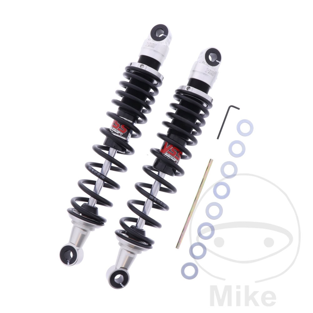 YSS TWIN SHOCK ABSORBER ADJUSTABLE NextPart.dk Reservedele Motorcykler touring Sport Racing Atv Oliefilter Luftfilter Bremseklodser Bremseskive Tændrør Kædekit Dæk YSS TWIN SHOCK ABSORBER ADJUSTABLE