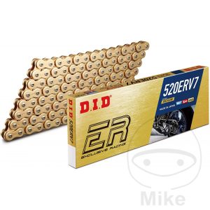 DID X-RING CHAIN GOLD/GOLD 520ERV7/116 OPEN CHAIN WITH RIVET LINK NextPart.dk Reservedele Motorcykler touring Sport Racing Atv Oliefilter Luftfilter Bremseklodser Bremseskive Tændrør Kædekit Dæk DID X-RING CHAIN GOLD/GOLD 520ERV7/116 OPEN CHAIN WITH RIVET LINK