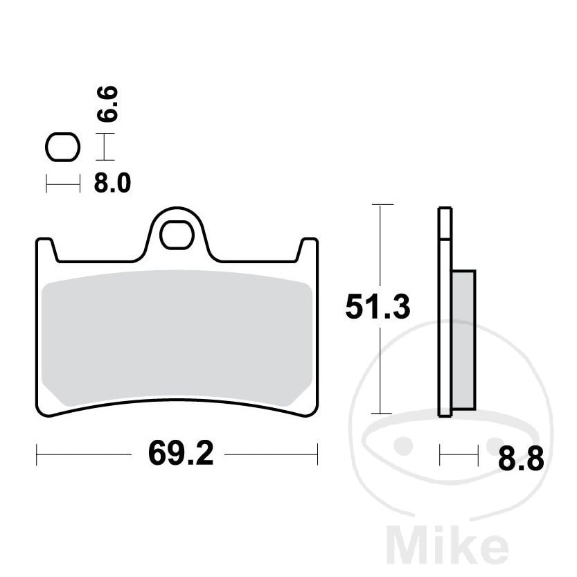 BRAKE PAD SINTER CARBON SCR TRW ALTN 7321540 NextPart.dk Reservedele Motorcykler touring Sport Racing Atv Oliefilter Luftfilter Bremseklodser Bremseskive Tændrør Kædekit Dæk BRAKE PAD SINTER CARBON SCR TRW ALTN 7321540