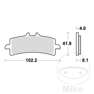 BRAKE PAD CARBON CRQ TRW