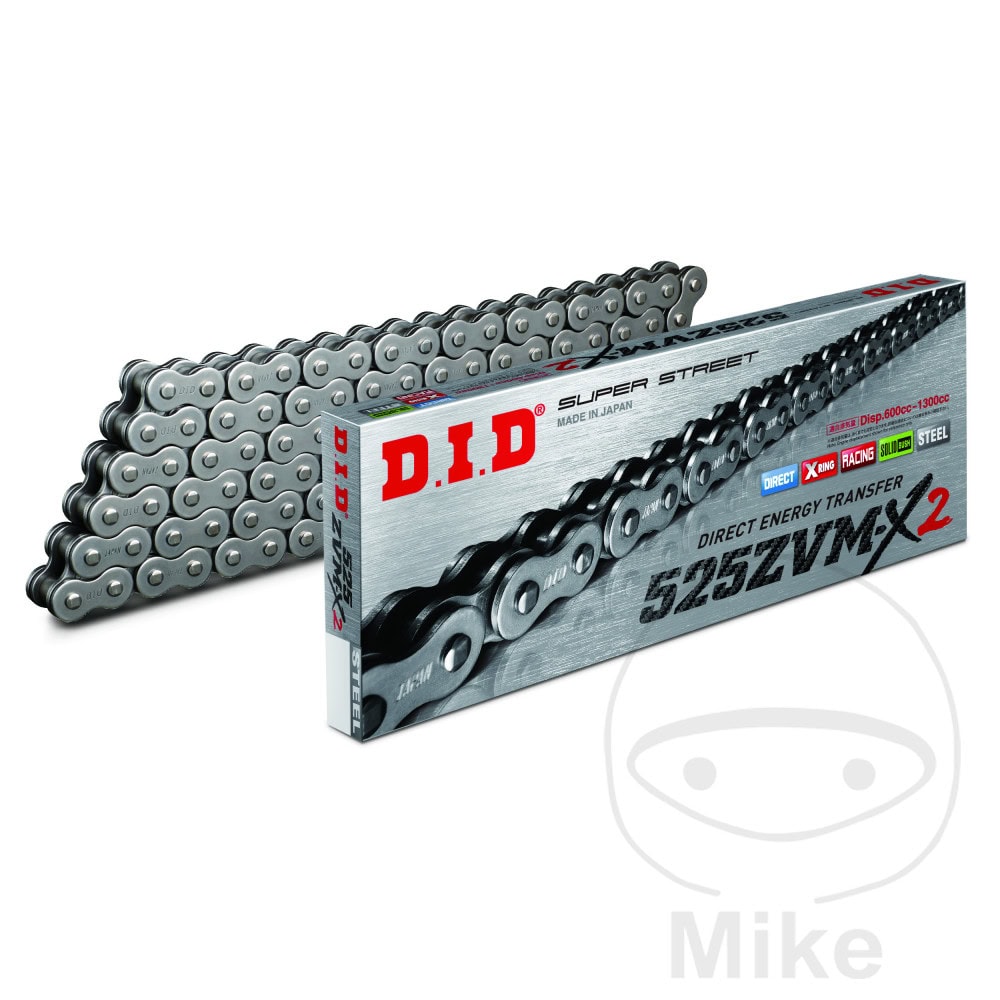 DID X-RING CHAIN 525ZVMX2/112 OPEN CHAIN WITH RIVET LINK NextPart.dk Reservedele Motorcykler touring Sport Racing Atv Oliefilter Luftfilter Bremseklodser Bremseskive Tændrør Kædekit Dæk DID X-RING CHAIN 525ZVMX2/112 OPEN CHAIN WITH RIVET LINK